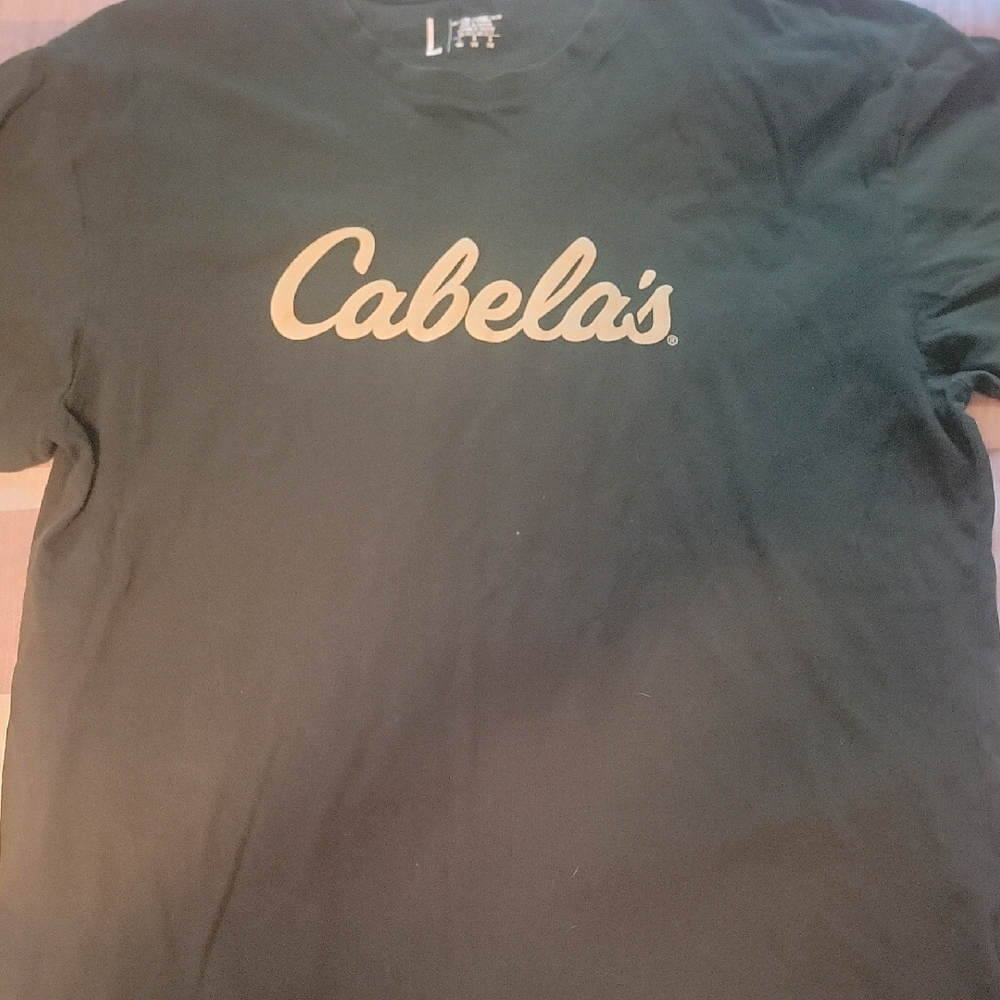 Cabela's Dark Green Tee with Logo